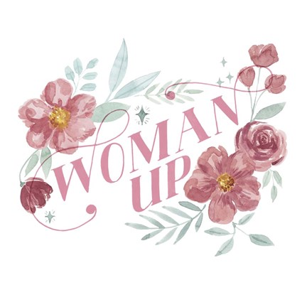 Framed Woman Up I Print