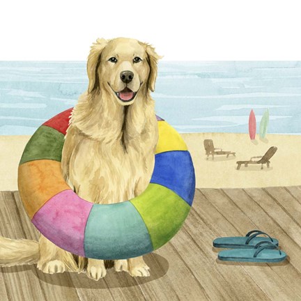 Framed Let&#39;s Go for a Boardwalk III Print