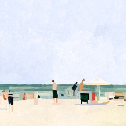 Framed Family Vacation I Print