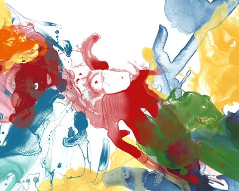 Framed Primary Abstract IV Print