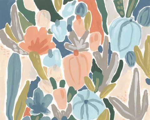 Framed Meadow Gala II Print