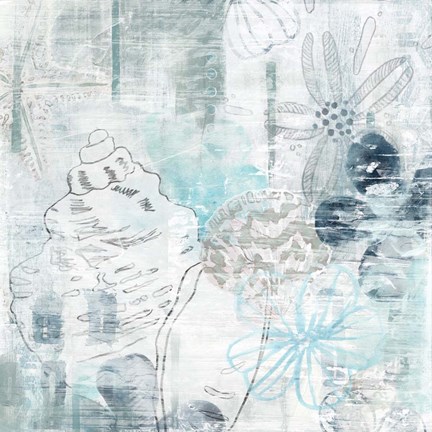 Framed Ocean Abstraction II Print