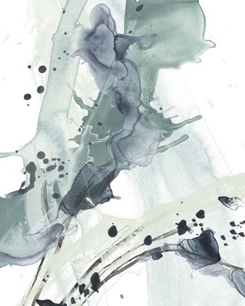 Framed Deep Splash I Print