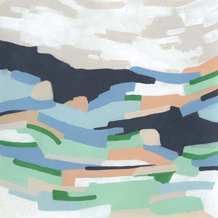 Framed Meadow Vale I Print