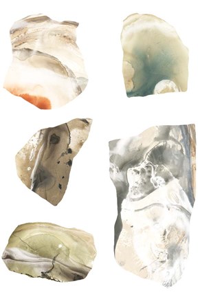 Framed Geode Segments II Print