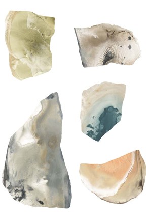 Framed Geode Segments III Print