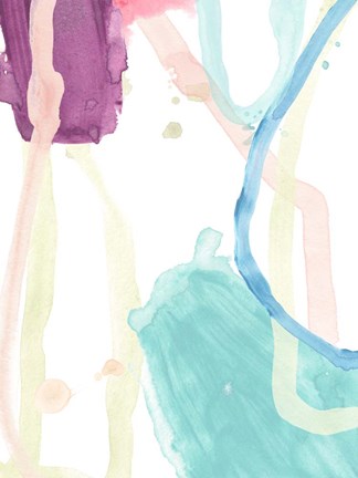 Framed Serpentine Rainbow III Print