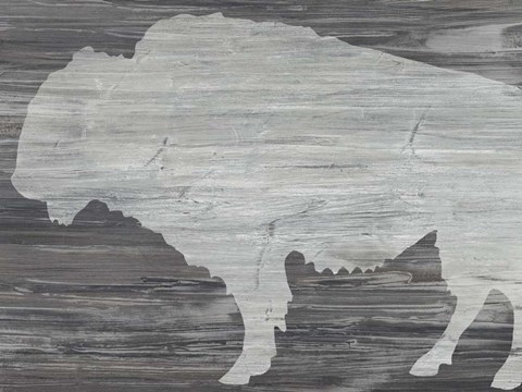 Framed Vintage Plains Animals V Print