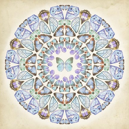 Framed Prosperity Mandala III Print