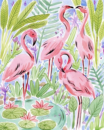 Framed Wild Swimming I Print