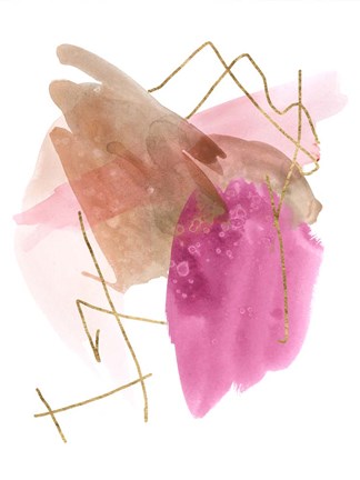 Framed Rose Edge II Print