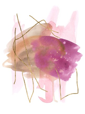 Framed Rose Edge IV Print