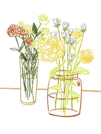 Framed Starting Fresh II Print