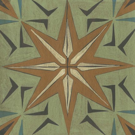 Framed Fraser Tile III Print