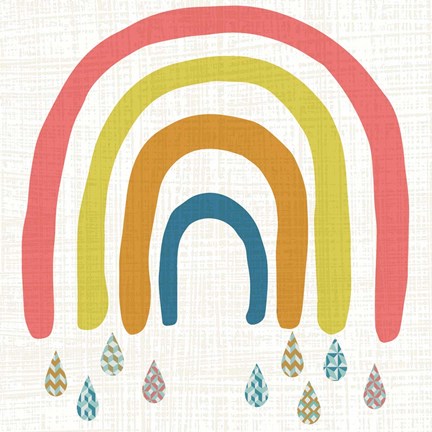 Framed Rainbow Day II Print