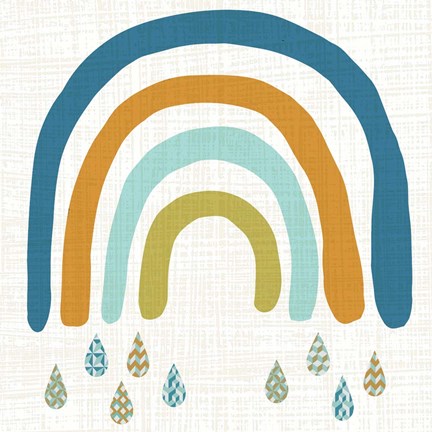 Framed Rainbow Day III Print