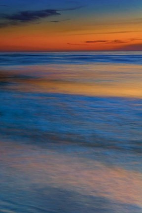 Framed Seashore Landscape 2, Cape May National Seashore, NJ Print