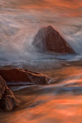 Framed Wave Crashing, Cape May, NJ Print