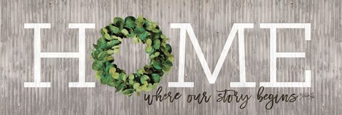 Framed Eucalyptus Home Print