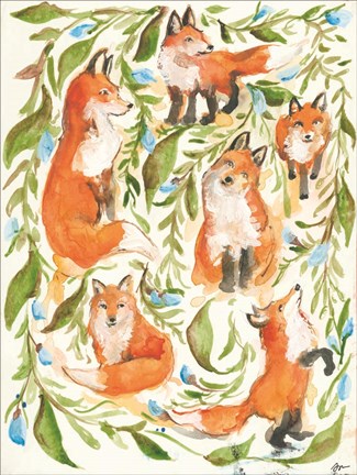 Framed Fox Trot Print