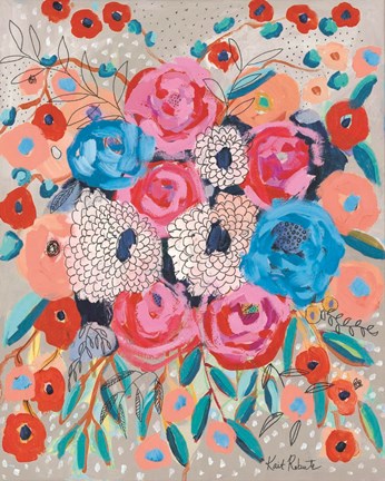 Framed Flowers are the Answer Print