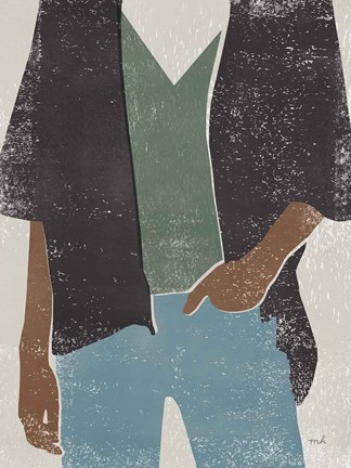 Framed Casual I Print