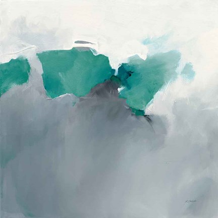 Framed Dark to Light Peacock Print