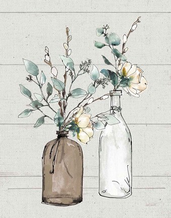 Framed Modern Farmhouse II Shiplap Print