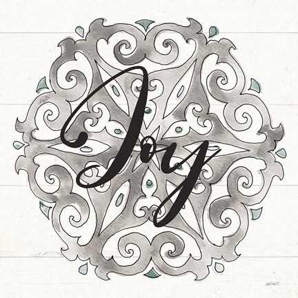 Framed Modern Farmhouse XVII Joy Print