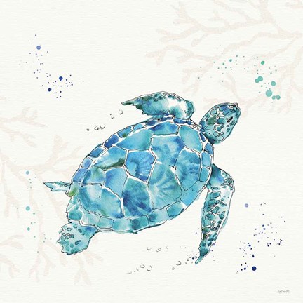 Framed Deep Sea IV No Words Print