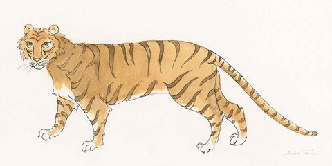 Framed Big Cats I Print