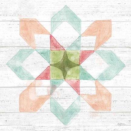 Framed Pastel Flower Market VIII Print