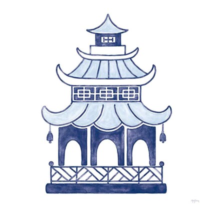 Framed Everyday Chinoiserie IV Print