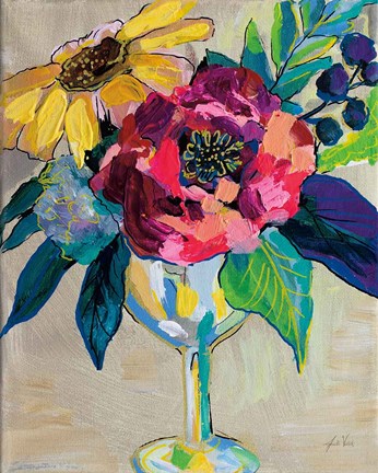 Framed Cup of Wine Print