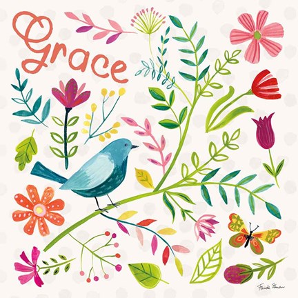 Framed Budding Beauty IV Print