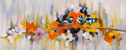 Framed Trio with Poppies Print