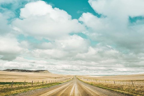 Framed Dirt Road Travels Print