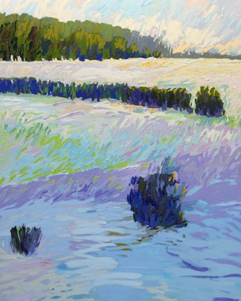 Framed When It Snows Print