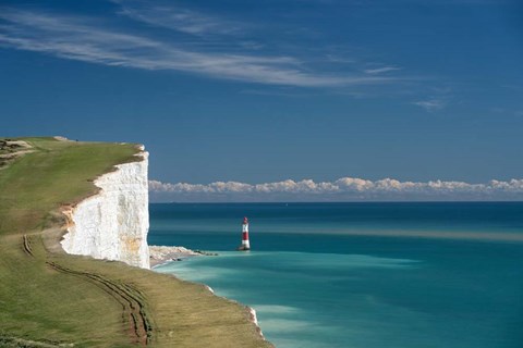 Framed Beachy Head Lighthouse Print