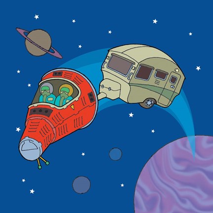 Framed Caravan Print