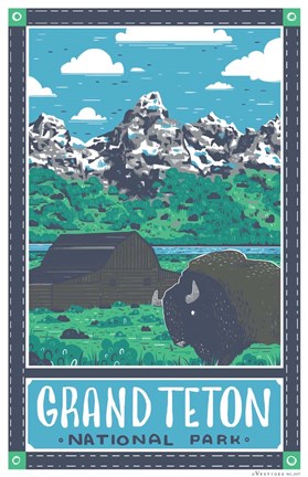 Framed Grand Teton National Park Print