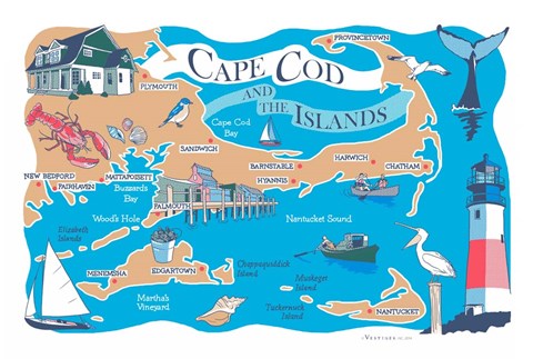 Framed Cape Cod Print