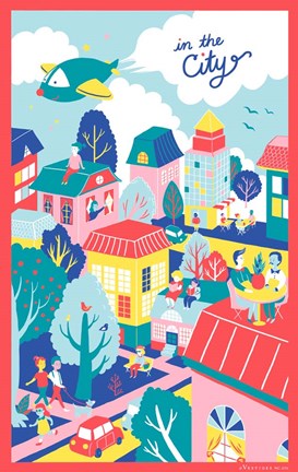 Framed In the City Print