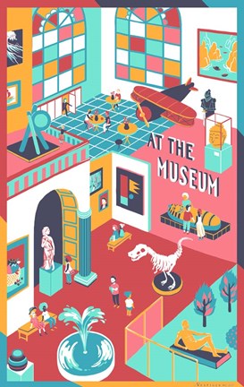 Framed At the Museum Print