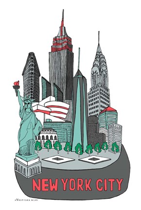 Framed New York Print