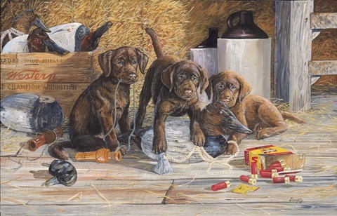 Framed Caught In The Act Print