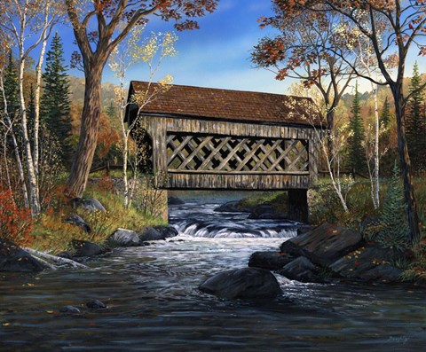 Framed Trout Creek Crossing Print