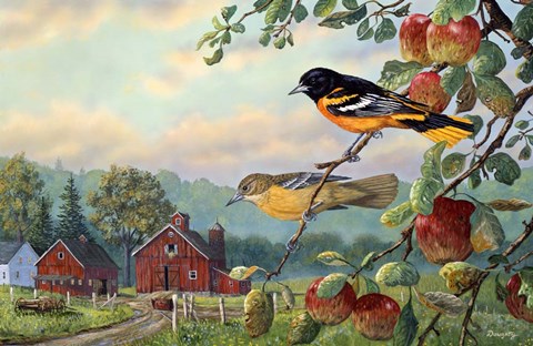 Framed Old Orchard Hideaway Print