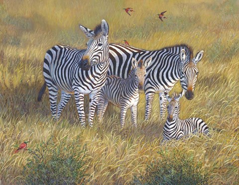 Framed Staying Close Print