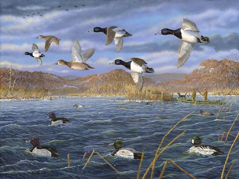 Framed Mississippi River Memories Print